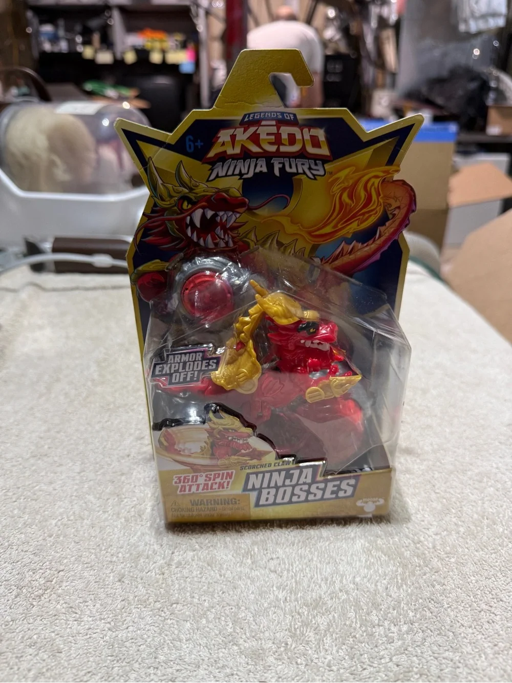 Legends of Akedo Ninja Fury Ninja Bosses Scorched Claw